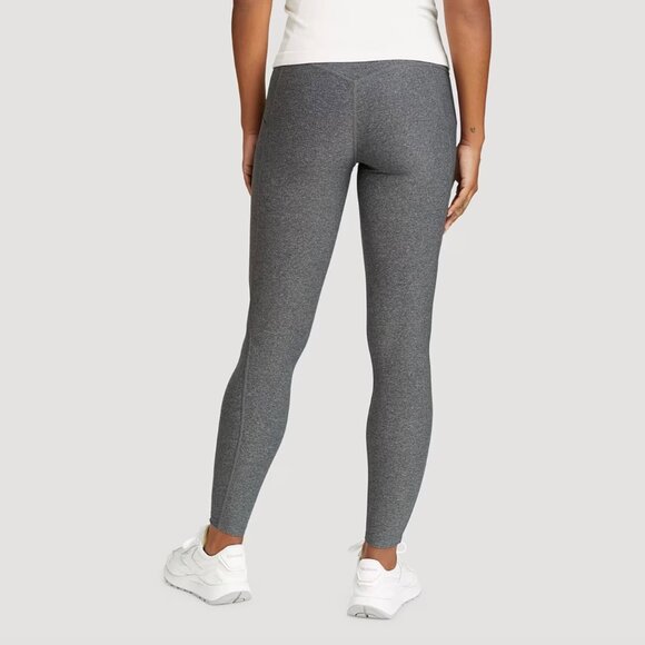 Eddie Bauer NWT WR Trail Tight High-Rise Leggings in Heather Grey, size L - Picture 2 of 11